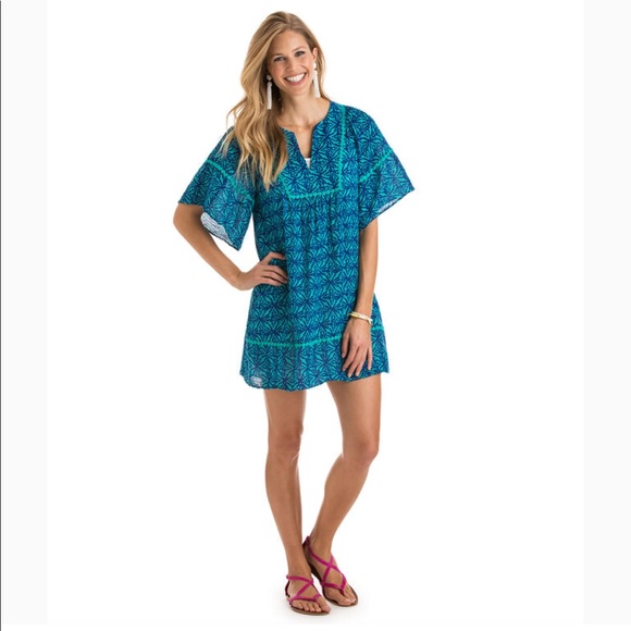 Vineyard Vines Dresses & Skirts - Vineyard Vines Geowave Beach Kaftan~ Size S